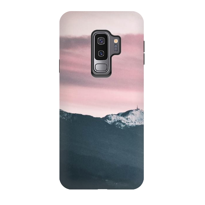 Galaxy S9 plus StrongFit Snow capped mountains by Winston