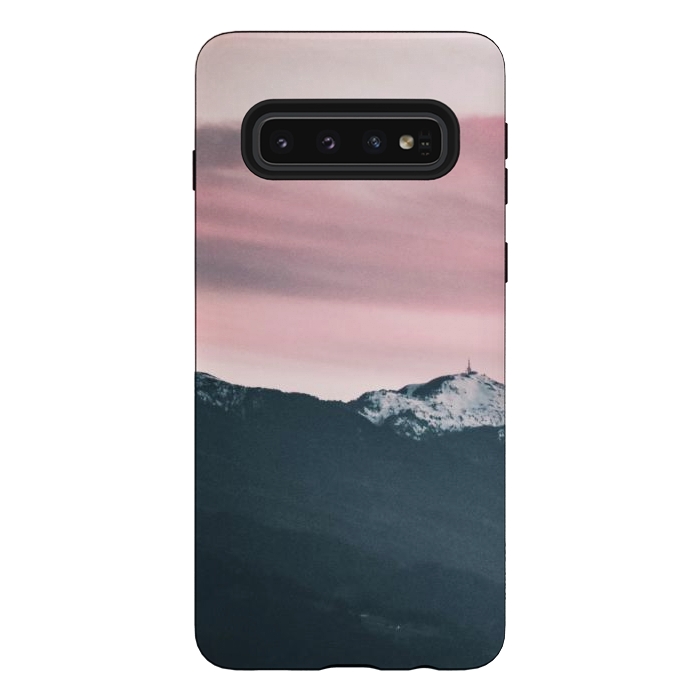 Galaxy S10 StrongFit Snow capped mountains by Winston