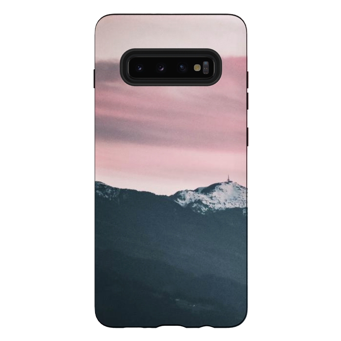 Galaxy S10 plus StrongFit Snow capped mountains by Winston
