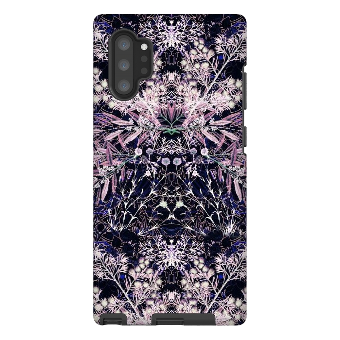 Galaxy Note 10 plus StrongFit Vintage wild flowers illustration by Oana 