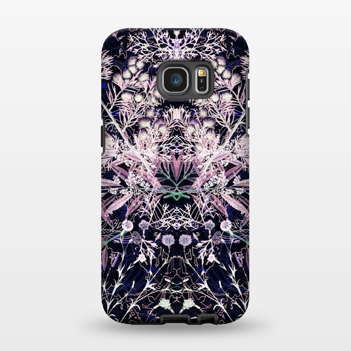Galaxy S7 EDGE StrongFit Vintage wild flowers illustration by Oana 