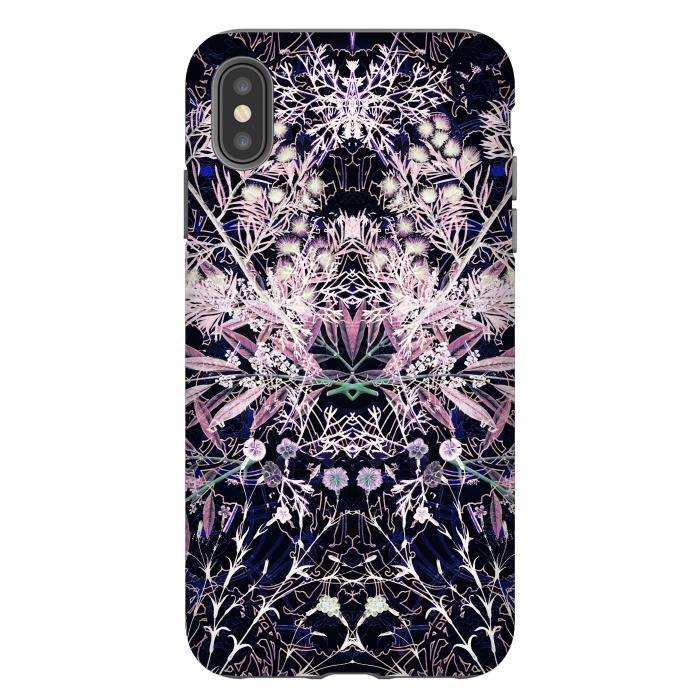 iPhone Xs Max StrongFit Vintage wild flowers illustration by Oana 
