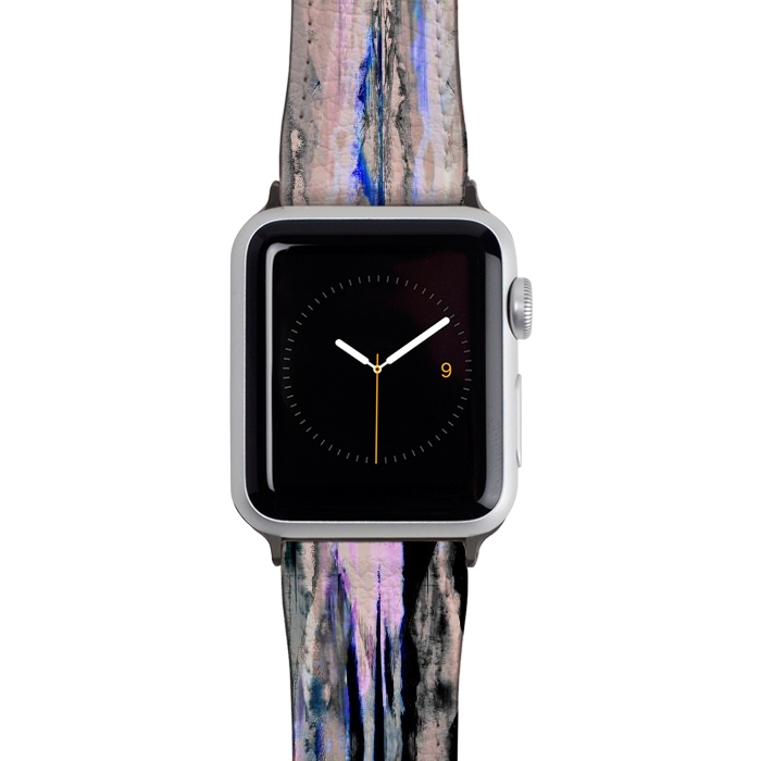 Watch 38mm / 40mm Strap PU leather Stylised mountain landscape painting by Oana 