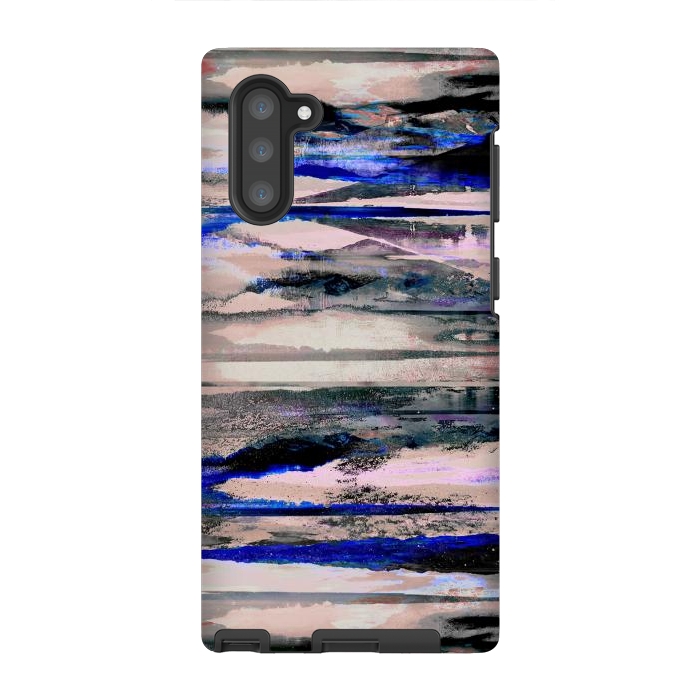 Galaxy Note 10 StrongFit Stylised mountain landscape painting by Oana 