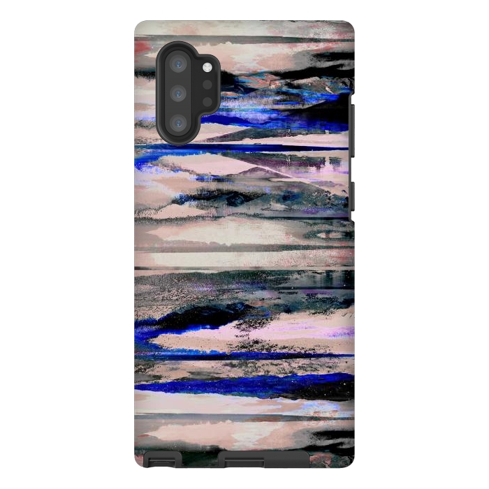 Galaxy Note 10 plus StrongFit Stylised mountain landscape painting by Oana 