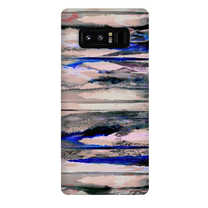 Galaxy Note 8 StrongFit Stylised mountain landscape painting by Oana 