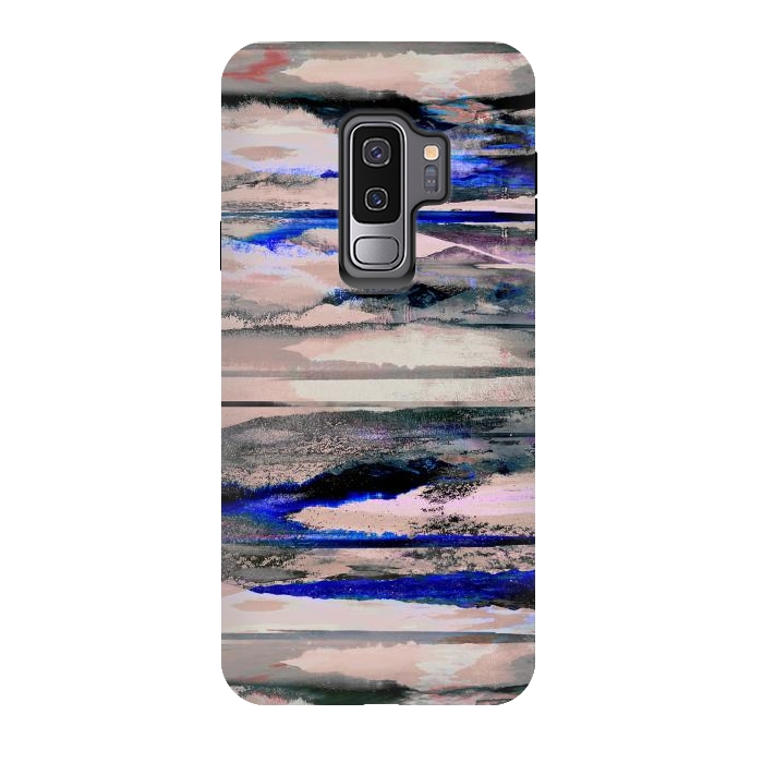 Galaxy S9 plus StrongFit Stylised mountain landscape painting by Oana 