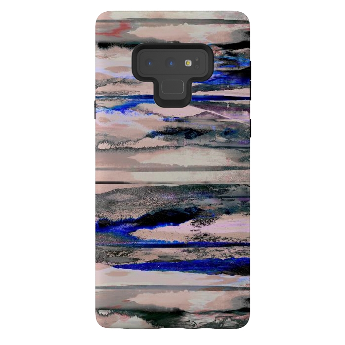 Galaxy Note 9 StrongFit Stylised mountain landscape painting by Oana 