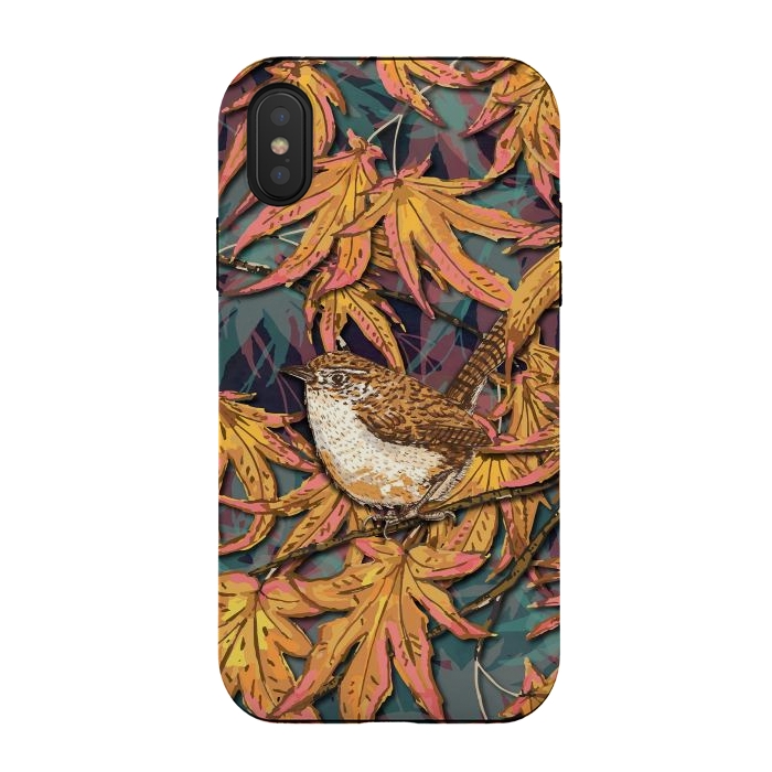 iPhone Xs / X StrongFit Wren I by Lotti Brown