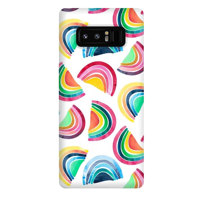 Galaxy Note 8 StrongFit Rainbows by gingerlique