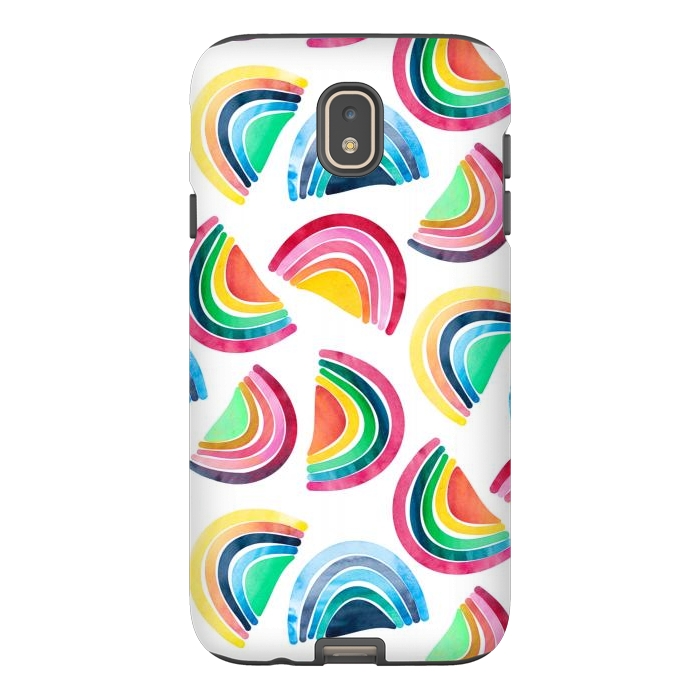 Galaxy J7 StrongFit Rainbows by gingerlique