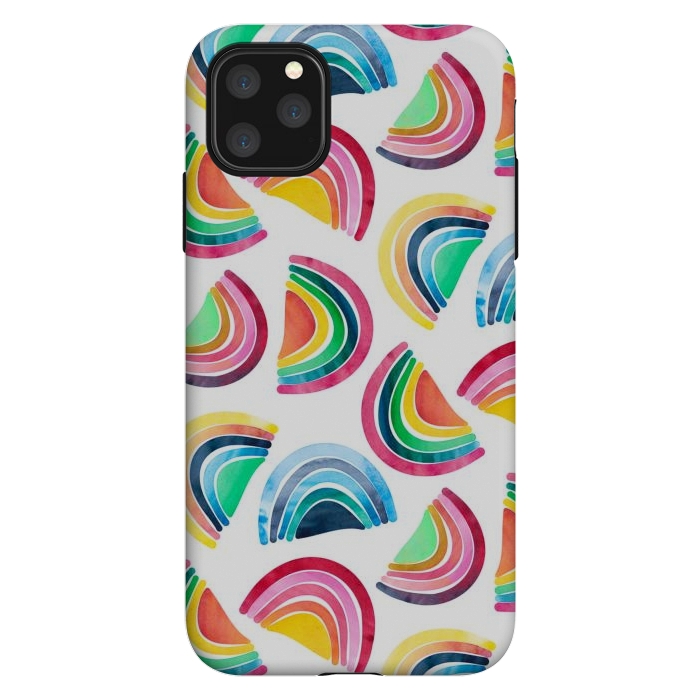 iPhone 11 Pro Max StrongFit Rainbows by gingerlique
