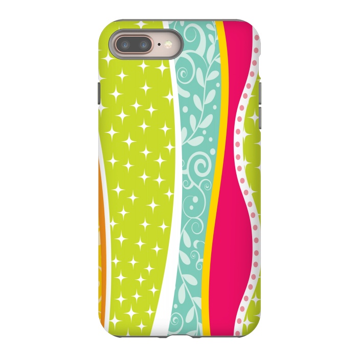 iPhone 7 plus StrongFit ethnic lines pattern by MALLIKA