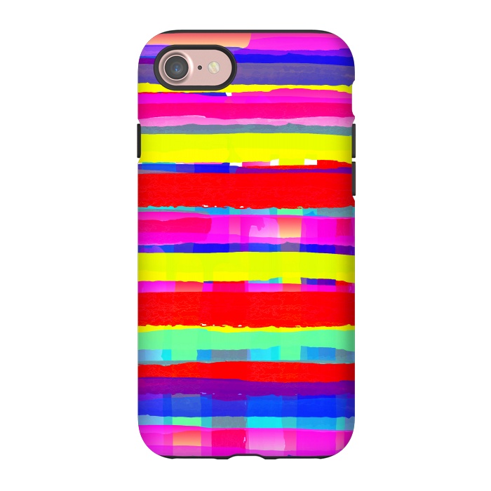 iPhone 7 StrongFit Multicolor watercolour style design by Josie