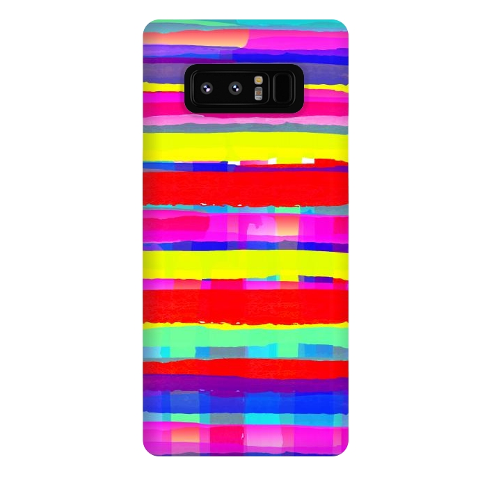 Galaxy Note 8 StrongFit Multicolor watercolour style design by Josie