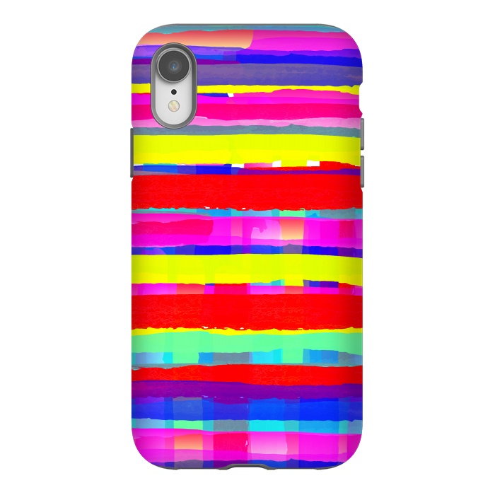 iPhone Xr StrongFit Multicolor watercolour style design by Josie