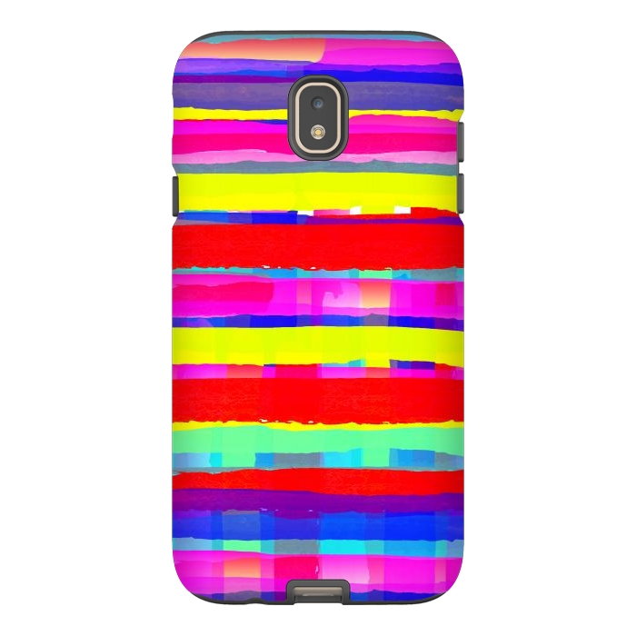 Galaxy J7 StrongFit Multicolor watercolour style design by Josie