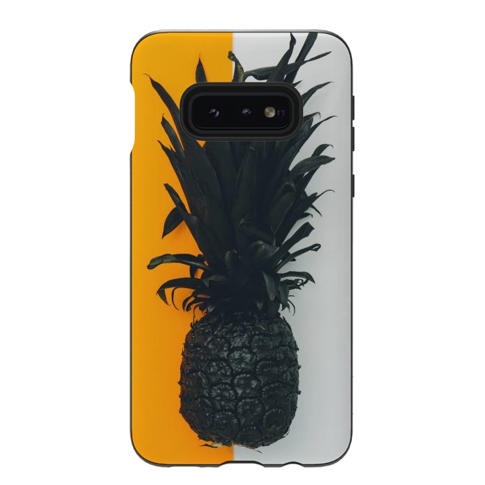 Galaxy S10e StrongFit Black pineapple  by Winston