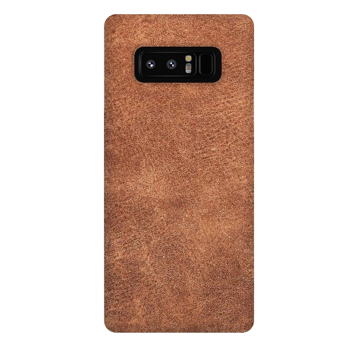 Galaxy Note 8 StrongFit Brown leather texture  by Winston