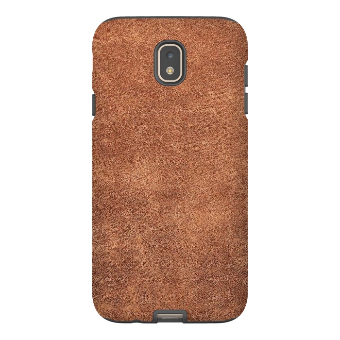 Galaxy J7 StrongFit Brown leather texture  by Winston
