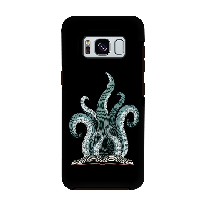 Galaxy S8 StrongFit tentacle book by Laura Nagel