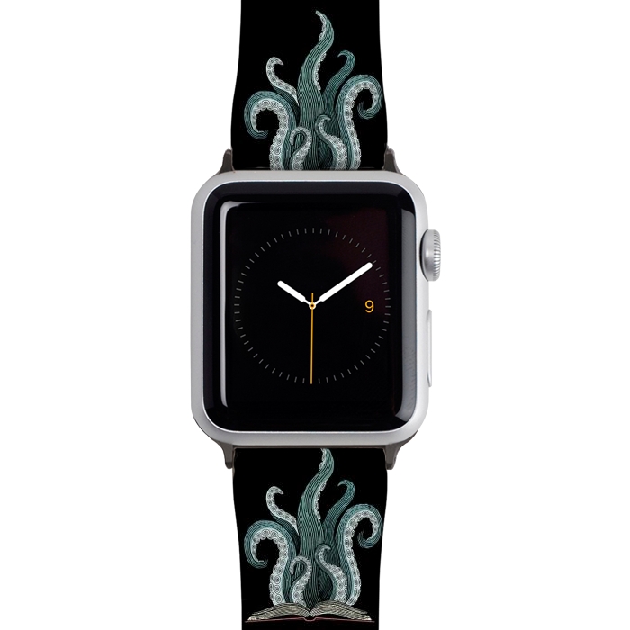 Watch 38mm / 40mm Strap PU leather tentacle book by Laura Nagel