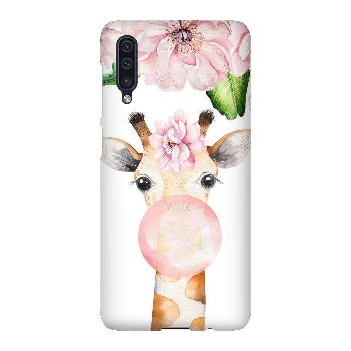 Galaxy A50 SlimFit Flower Giraffe With Chewing gum by  Utart