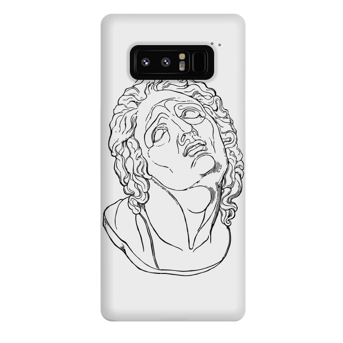 Galaxy Note 8 StrongFit Ancient Greek statue  by Winston