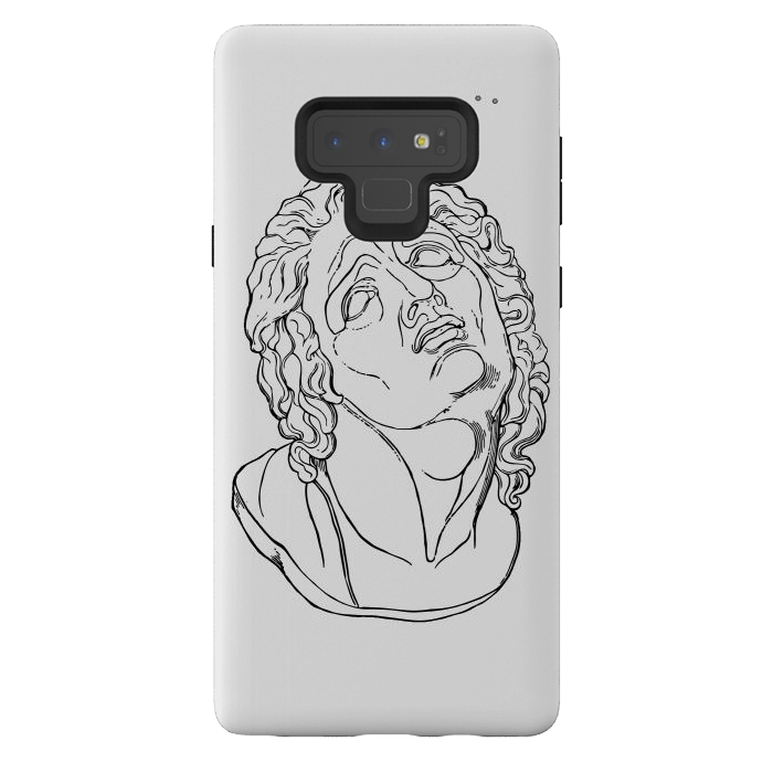 Galaxy Note 9 StrongFit Ancient Greek statue  by Winston