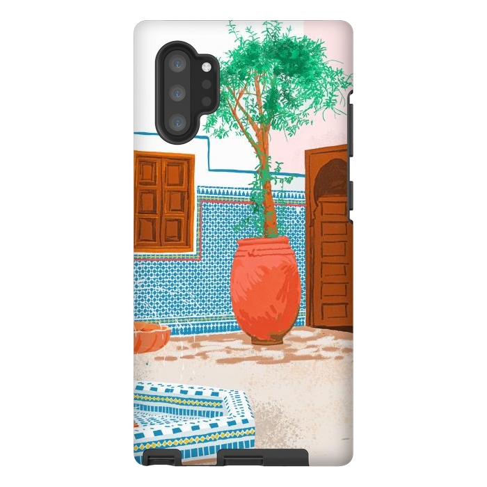 Galaxy Note 10 plus StrongFit Moroccan Villa by Uma Prabhakar Gokhale