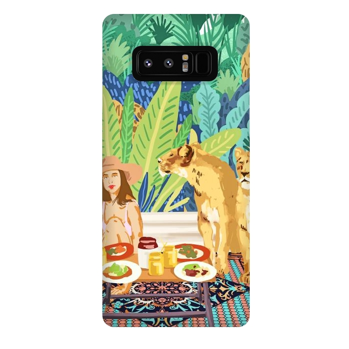Galaxy Note 8 StrongFit Jungle Breakfast by Uma Prabhakar Gokhale