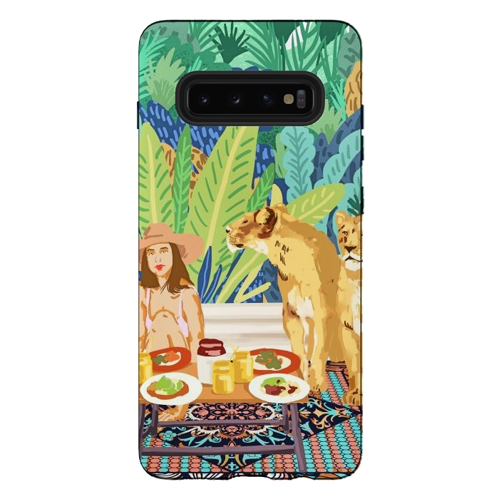 Galaxy S10 plus StrongFit Jungle Breakfast by Uma Prabhakar Gokhale