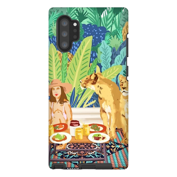 Galaxy Note 10 plus StrongFit Jungle Breakfast by Uma Prabhakar Gokhale