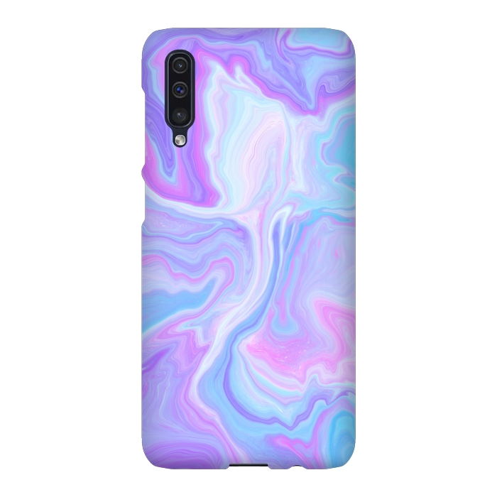 Galaxy A50 SlimFit Blue pink purple marble by Jms