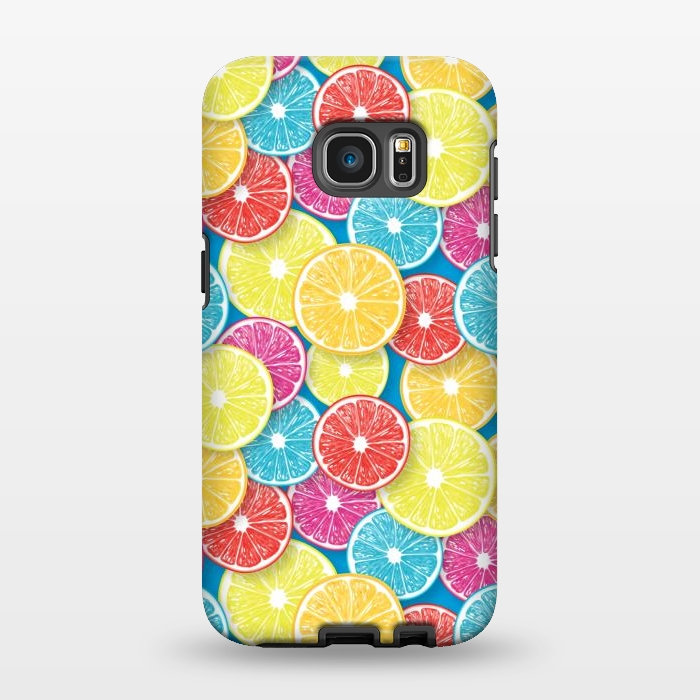 Galaxy S7 EDGE StrongFit Citrus fruit slices by Katerina Kirilova