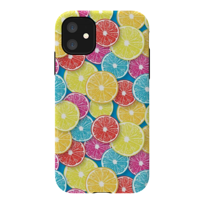 iPhone 11 StrongFit Citrus fruit slices by Katerina Kirilova