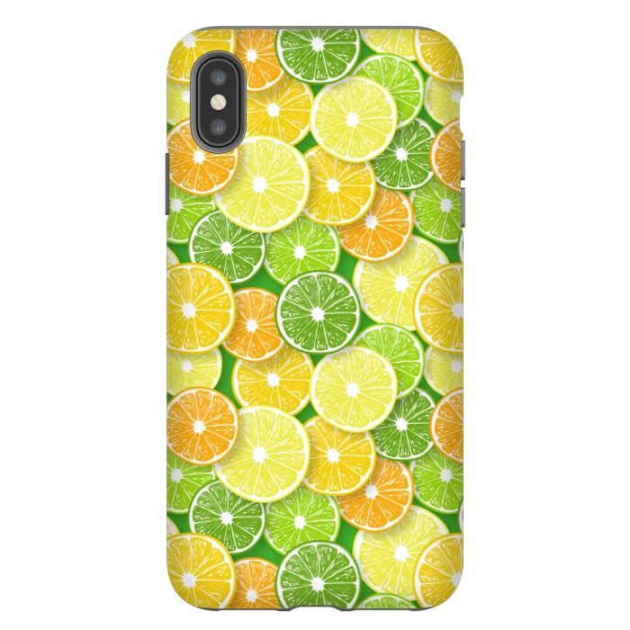 iPhone Xs Max StrongFit Citrus fruit slices 2 by Katerina Kirilova