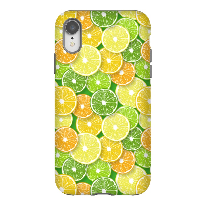 iPhone Xr StrongFit Citrus fruit slices 2 by Katerina Kirilova