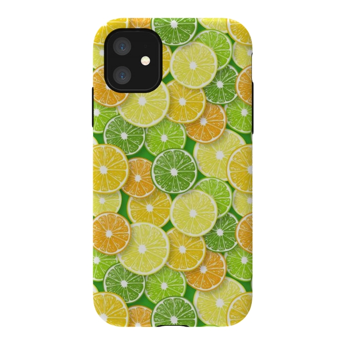 iPhone 11 StrongFit Citrus fruit slices 2 by Katerina Kirilova