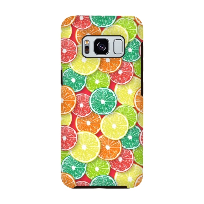 Galaxy S8 StrongFit Citrus fruit slices 3 by Katerina Kirilova