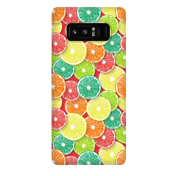 Galaxy Note 8 StrongFit Citrus fruit slices 3 by Katerina Kirilova