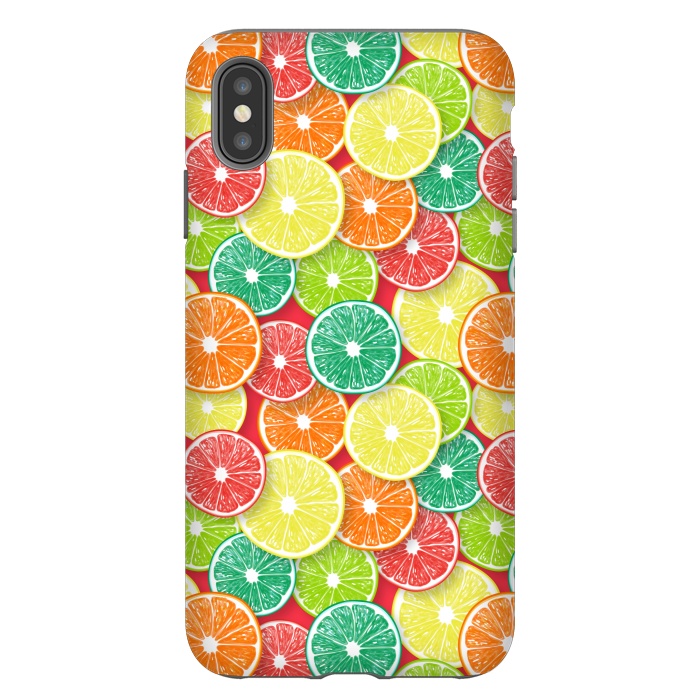 iPhone Xs Max StrongFit Citrus fruit slices 3 by Katerina Kirilova