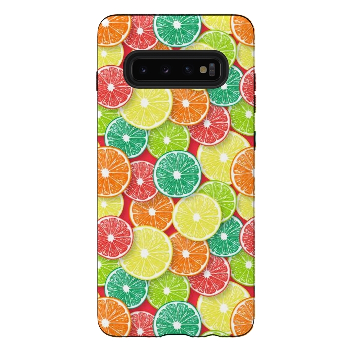 Galaxy S10 plus StrongFit Citrus fruit slices 3 by Katerina Kirilova