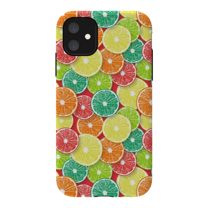 iPhone 11 StrongFit Citrus fruit slices 3 by Katerina Kirilova