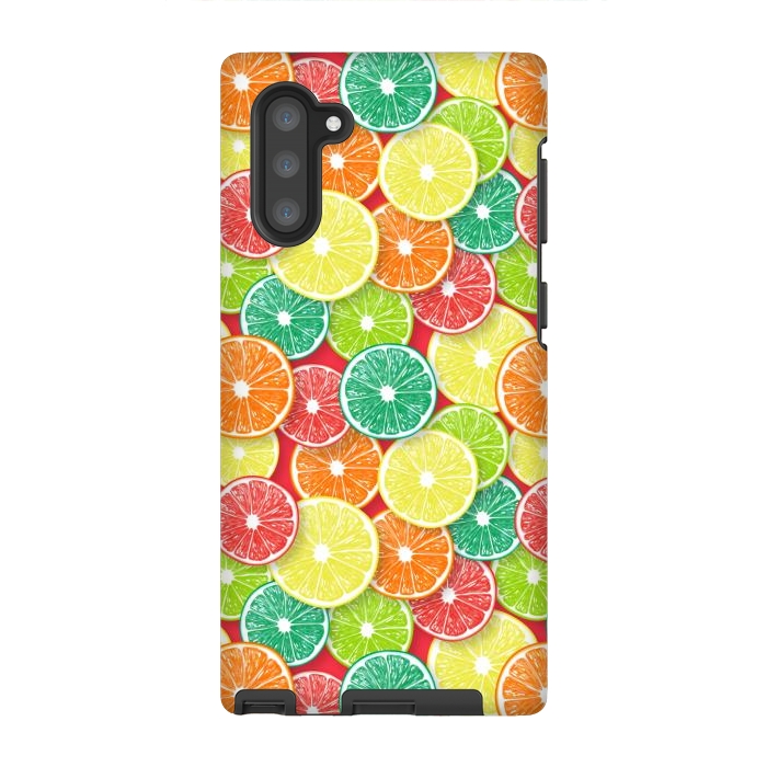 Galaxy Note 10 StrongFit Citrus fruit slices 3 by Katerina Kirilova