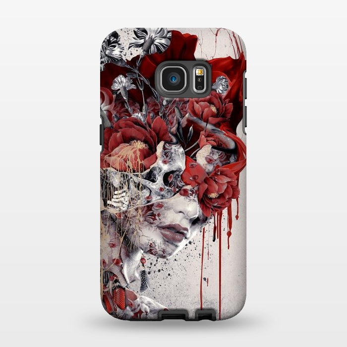 Galaxy S7 EDGE StrongFit Queen of Skulls by Riza Peker