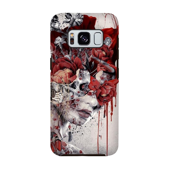Galaxy S8 StrongFit Queen of Skulls by Riza Peker