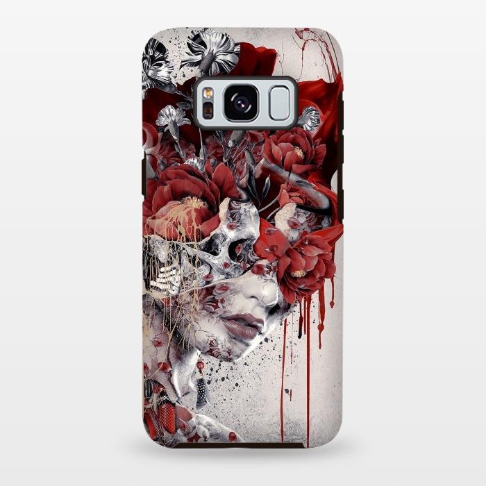 Galaxy S8 plus StrongFit Queen of Skulls by Riza Peker