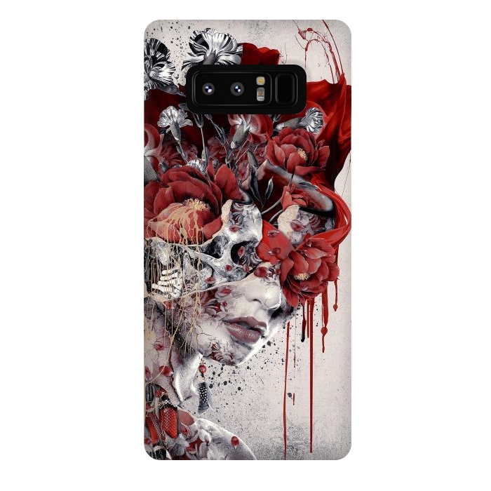 Galaxy Note 8 StrongFit Queen of Skulls by Riza Peker