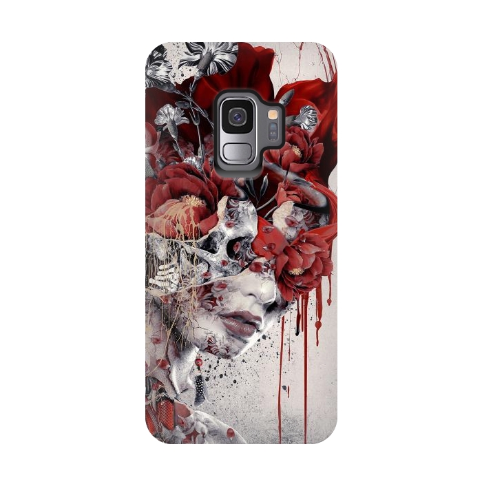 Galaxy S9 StrongFit Queen of Skulls by Riza Peker